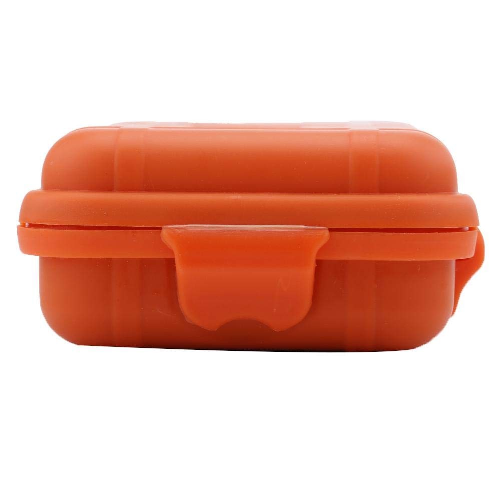 FILFEEL Outdoor Plastic Shockproof Box Airtight Survival Case S, Orange