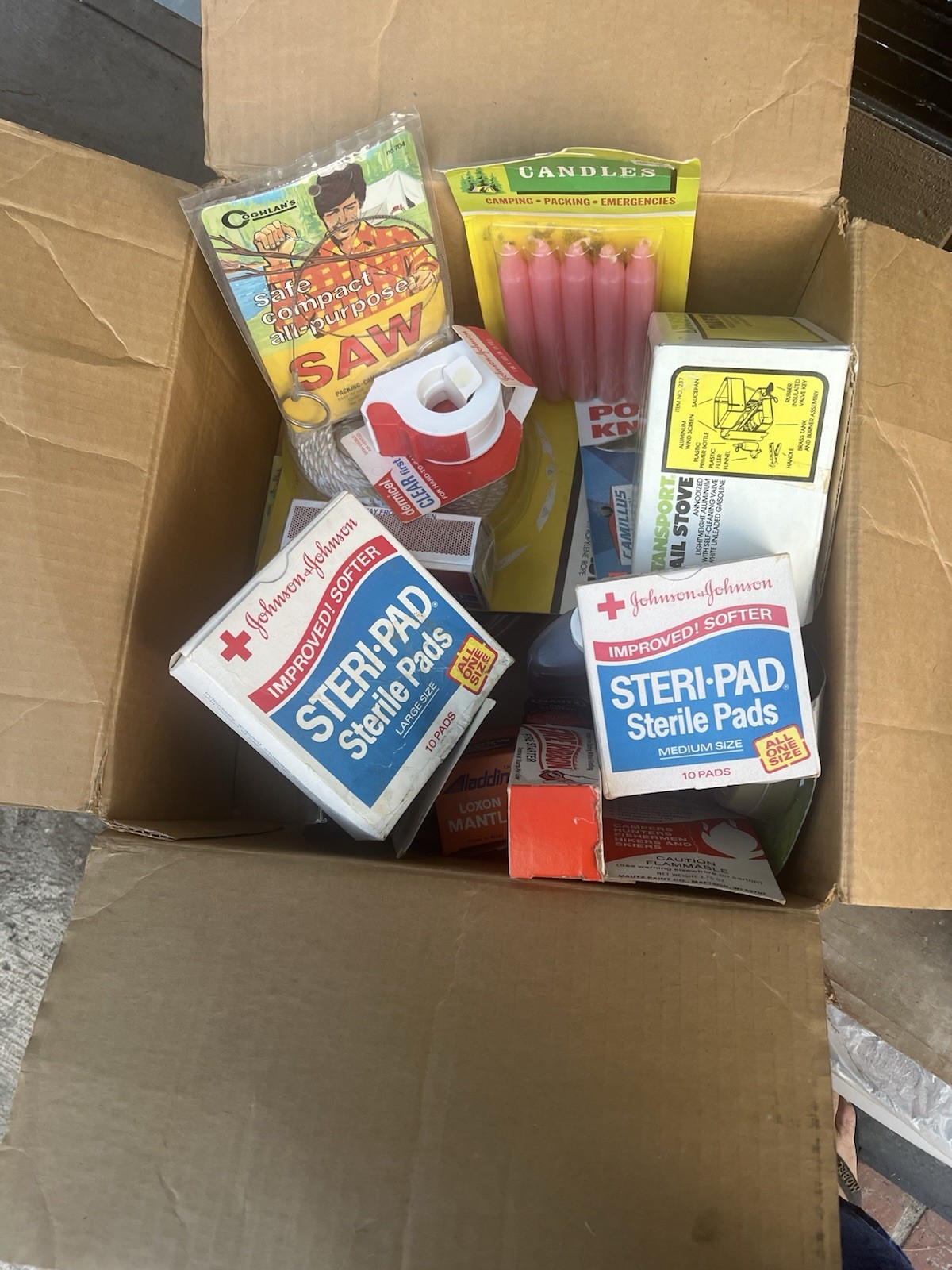 1970 Vintage Emergency Kit 25-Piece Set – Survival/First Aid Kit – $125 For All