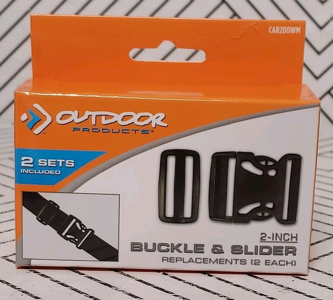 🥥 Outdoor Products Buckle & Slider🆕️LOT OF 2‼️
