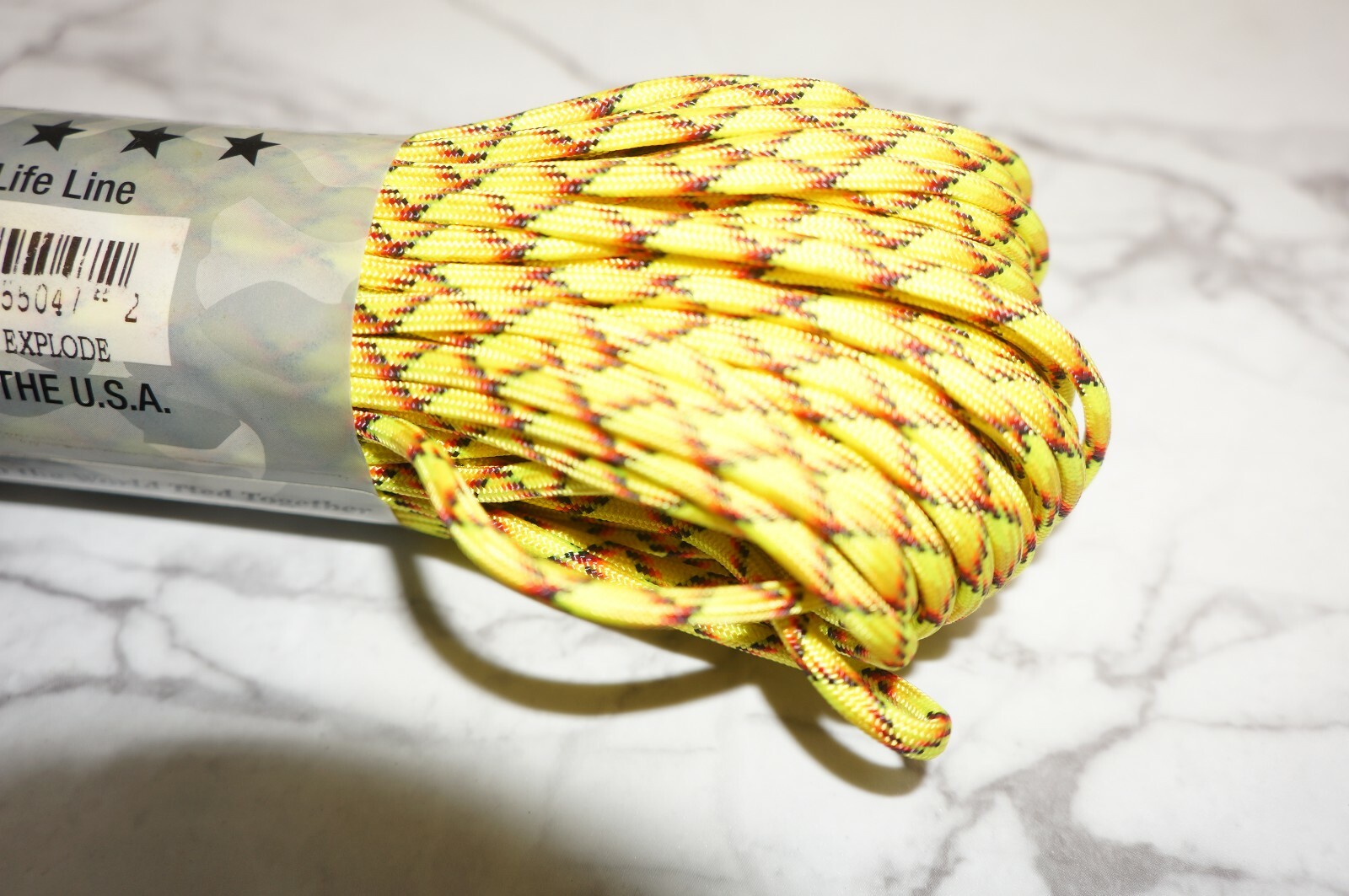 Atwood Rope MFG 550 Paracord 100 Feet 7 Strand Core Explode USA Made