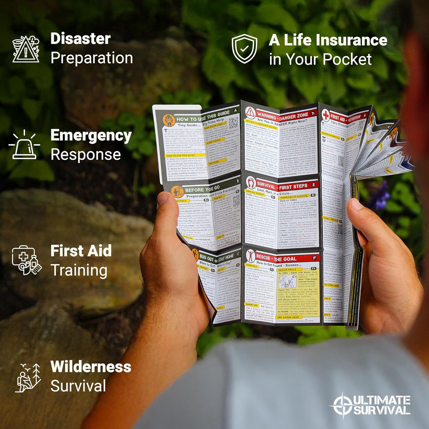 Tiny Survival Guide – Micro EDC Emergency Preparedness Pocket Handbook for Campi