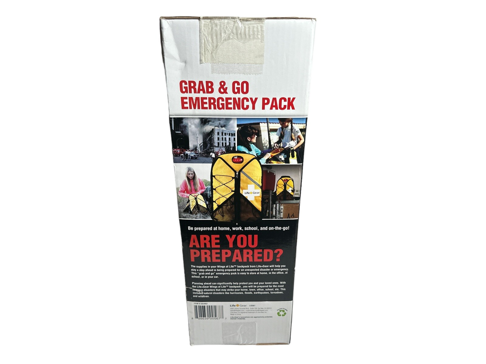 Life Gear Wings of Life 72 hour survival kit backpack