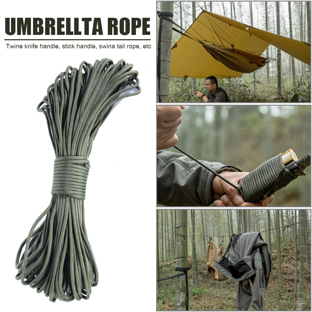 31M Military 9-Core Paracord Rope Outdoor Survival Umbrella Tent Lanyard Strap