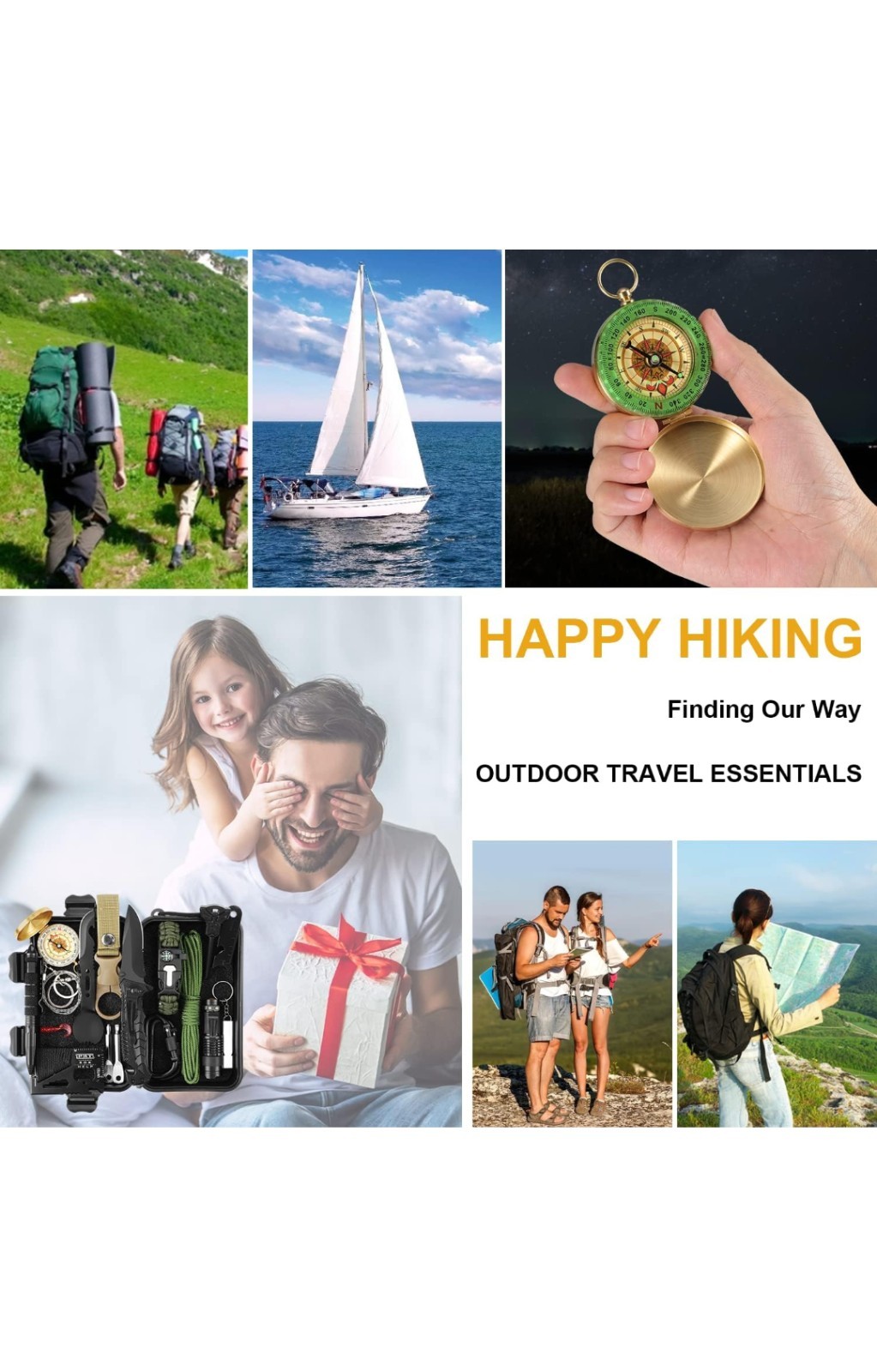 19-in-1 Emergency Survival Kit Premium Outdoor Gear | Camping Hiking Hunting