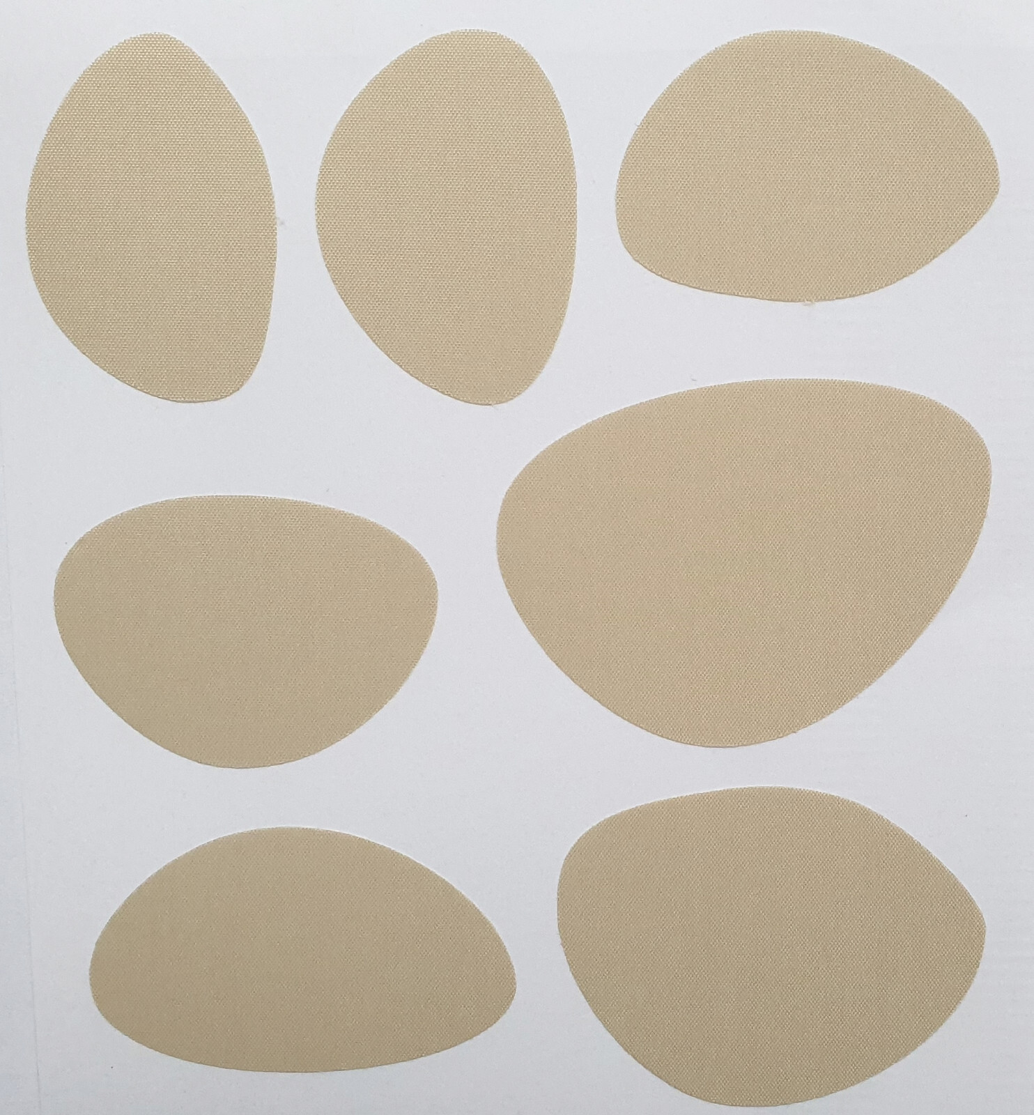 x-repair 7pcs Self Adhesive Repair Patches STONE Repair Stickers Nylon