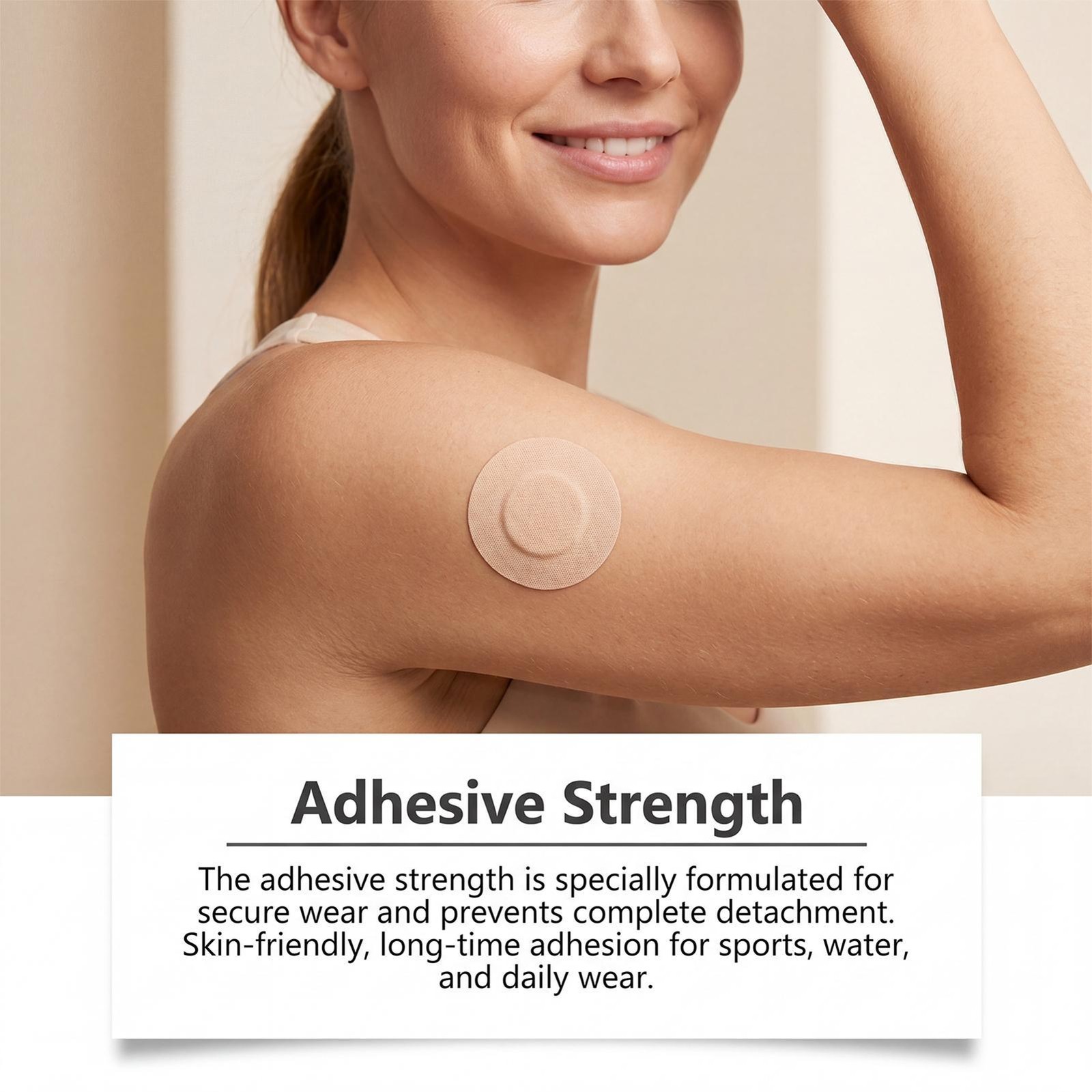 Waterproof Adhesive Patches 20 Piece Sweatproof Sticky Pads Sensor