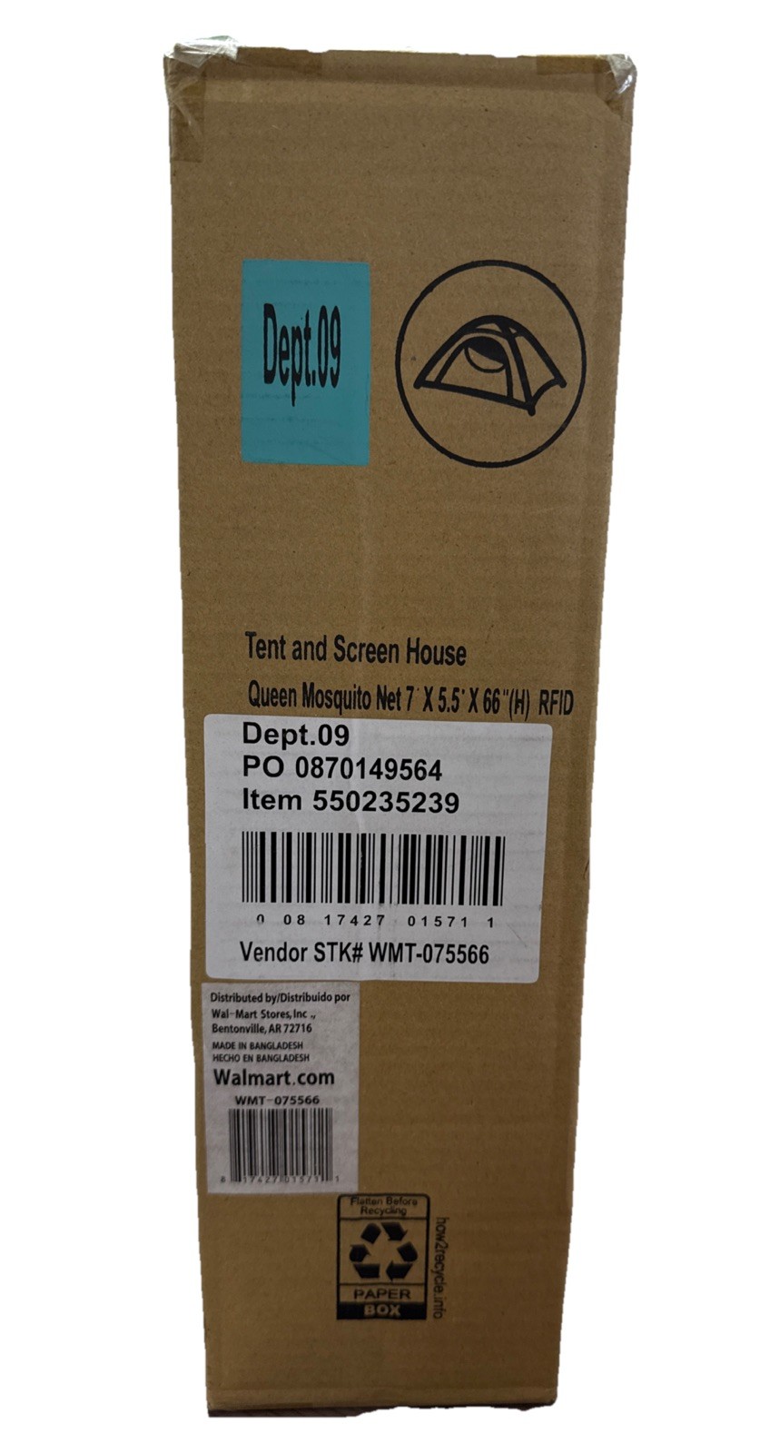 Ozark Trail Mosquito Net, Queen