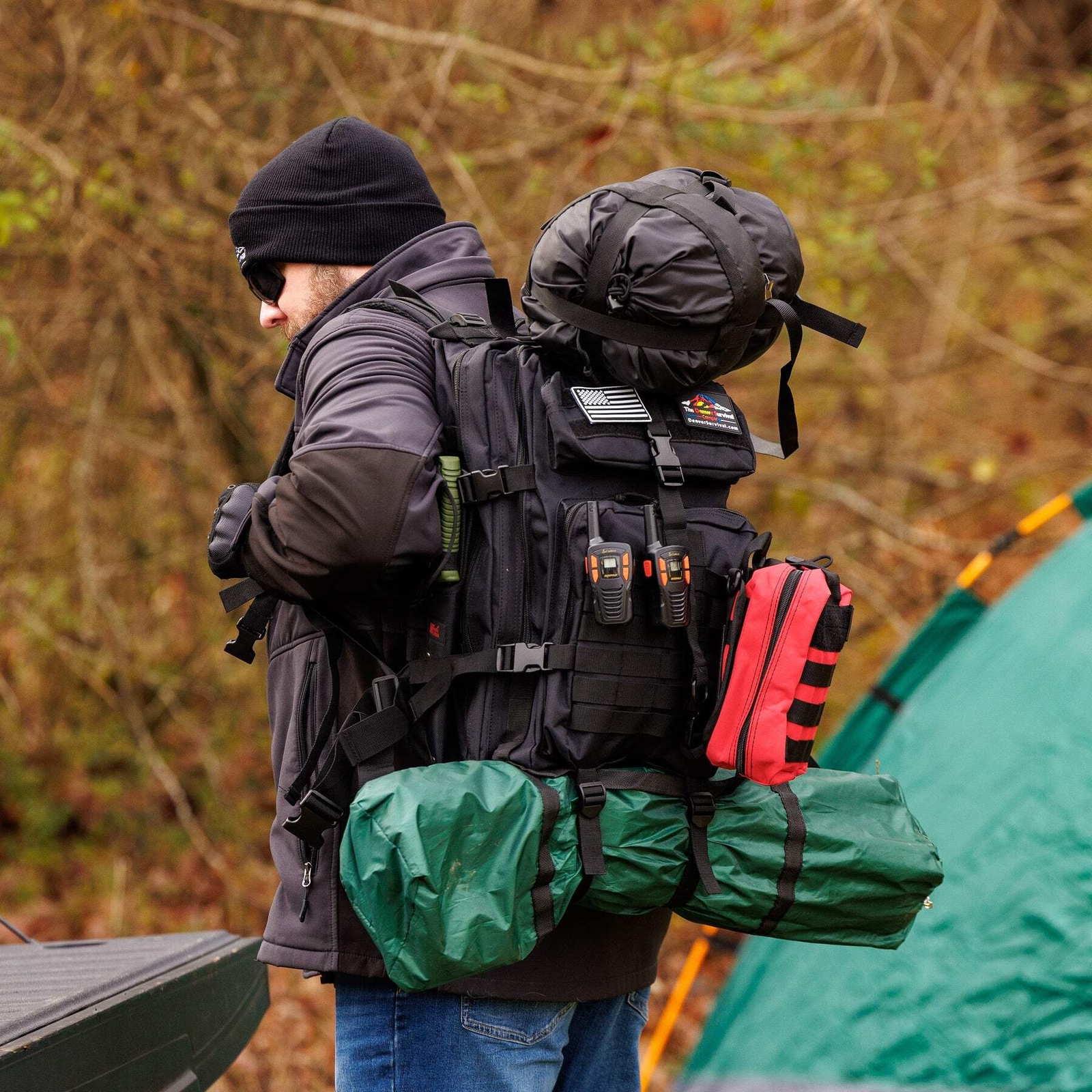 2 Person 5 Day Survival Bag with Survival Tools and Camping Equipment