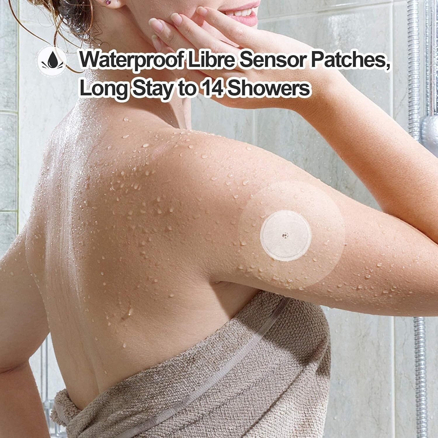 40-Pack Freestyle Libre 2 Adhesive Patches – Waterproof & Latex-Free Protection