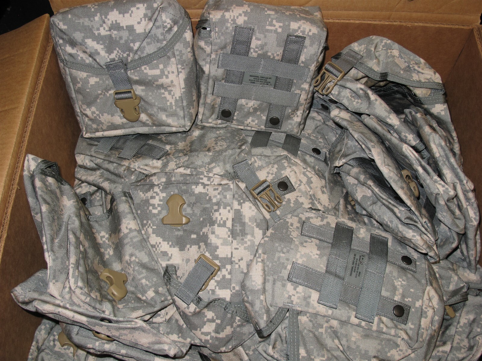 First Aid Molle Pouch IFAK NSN 6545-01-538-2071 for 6545-01-528-6546 Kit 7x5x3