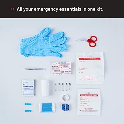 51 Pcs Comprehensive Premium Survival First Aid Kit – Medical Emergency Kit f…
