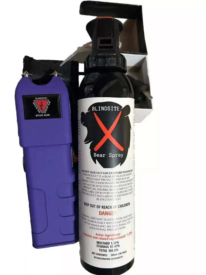 Stun gun and bear spry Combo By Blindsite: Free Shipping
