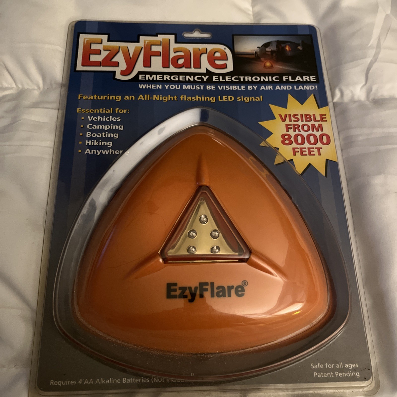 EzyFlare EZY FLARE Emergency Roadside Electronic Flashing LED Warning Light NEW!