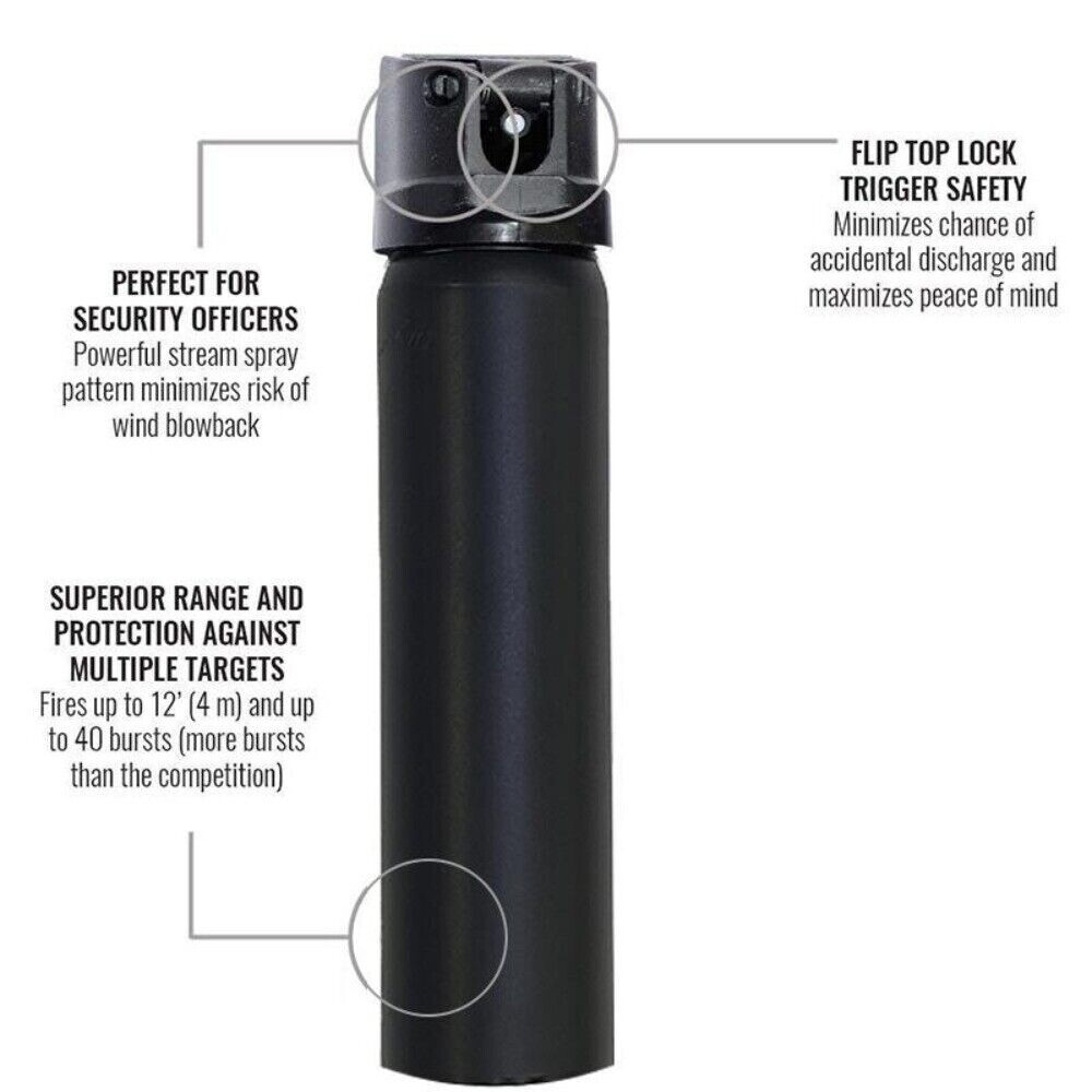 6 Pack Mace Magnum 3 Pepper Spray 110 ml MACE Foam 3.7oz