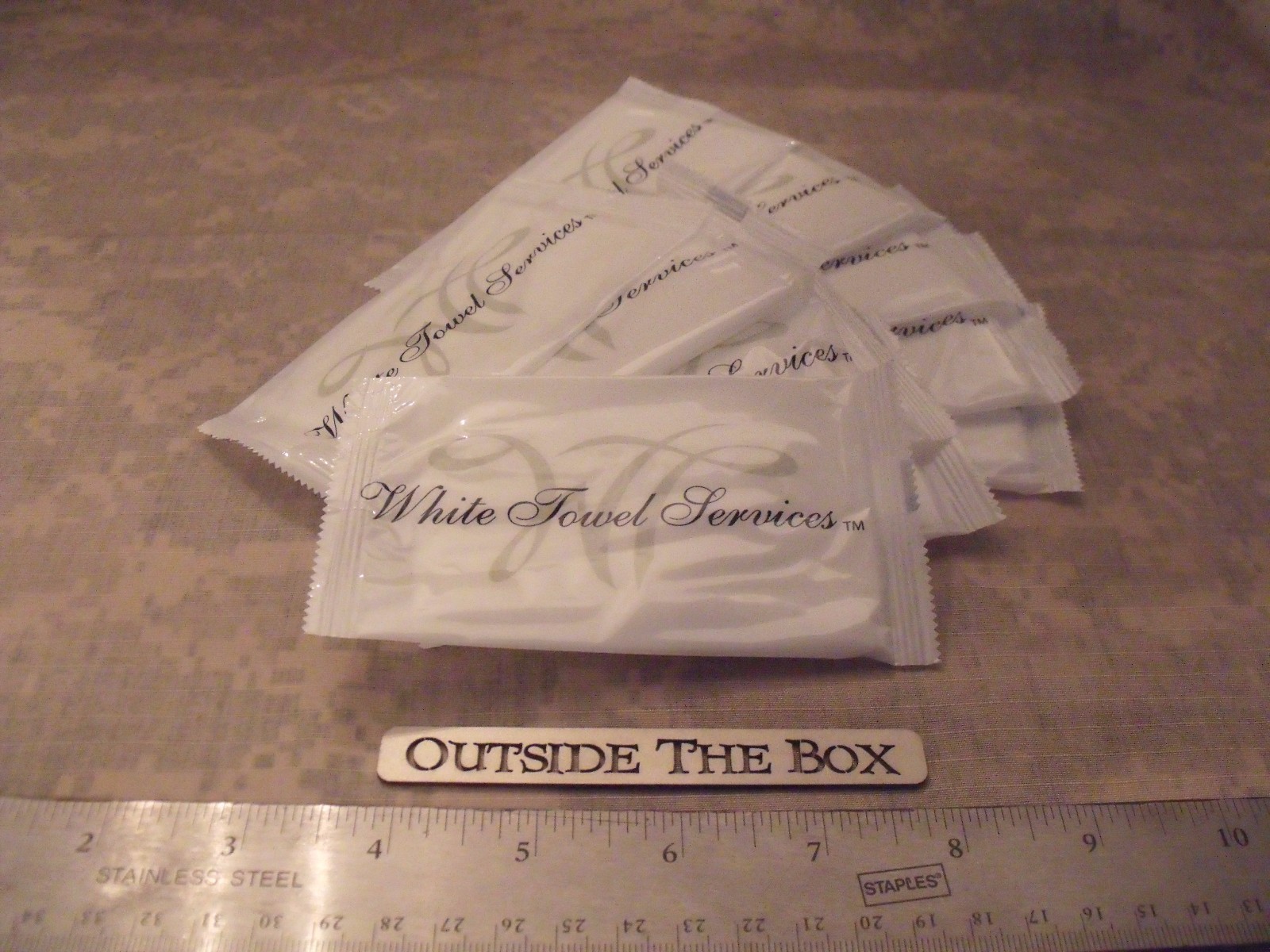 Emergency/Survival: (10) Disposable Wet Towel Packets, 8″ x 10″ – Lemon Scent