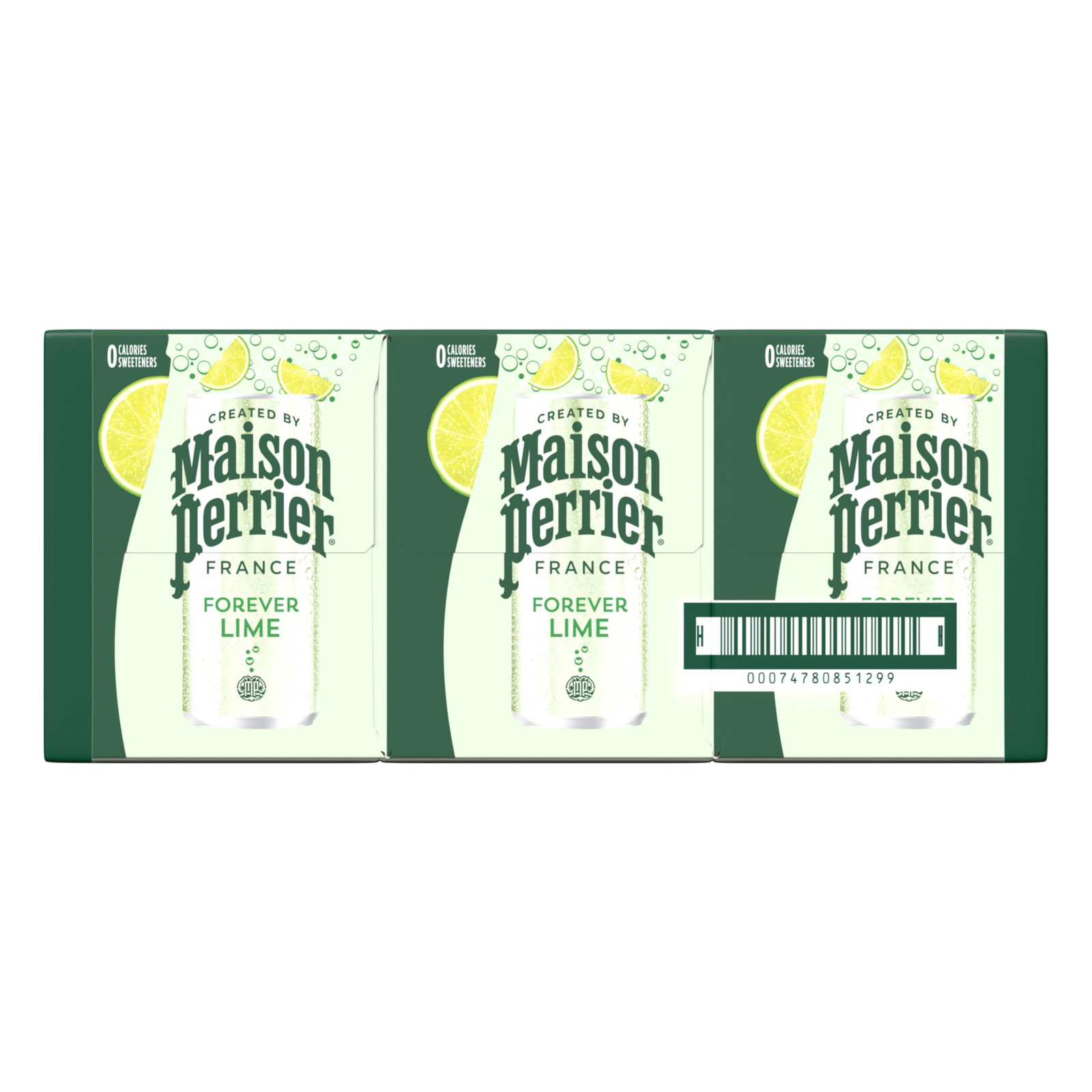 Forever Lime Flavored Sparkling Water, 11.15 Fl Oz Cans, 8 Count, 3 Pack