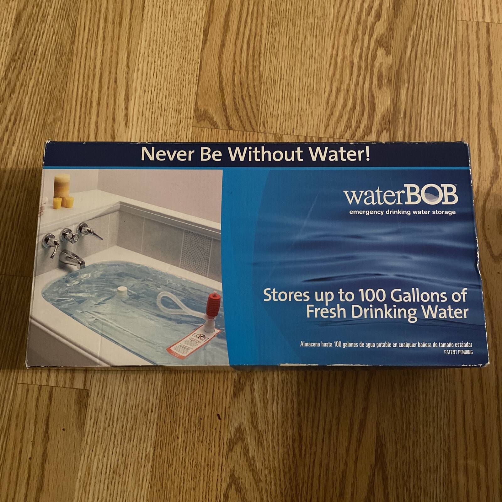 Water BOB Survival Emergency Drinking Fresh Water Storage 100-Gallons Kit Open