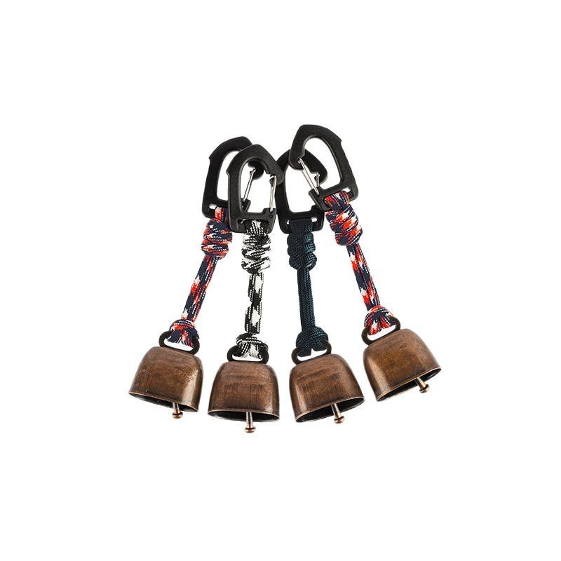 Super Loud Outdoor Iron Cowbell Perfect for Camping & Hiking