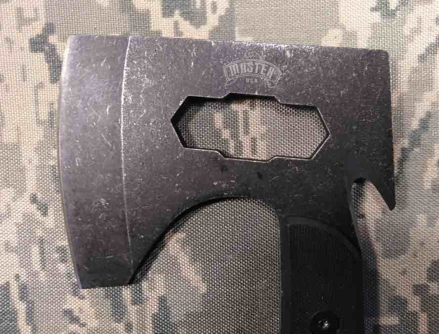 Shovel Pick Trenching Tool + Tactical Knife + Survival Hatchet PryBar Multi