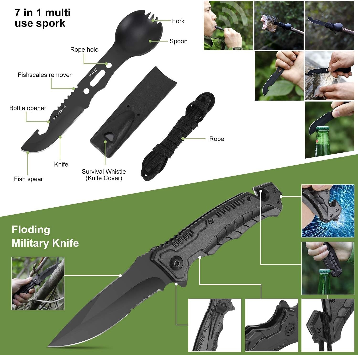 Lightweight and Versatile 17 in 1 Survival Equipment – For All Your Adventures
