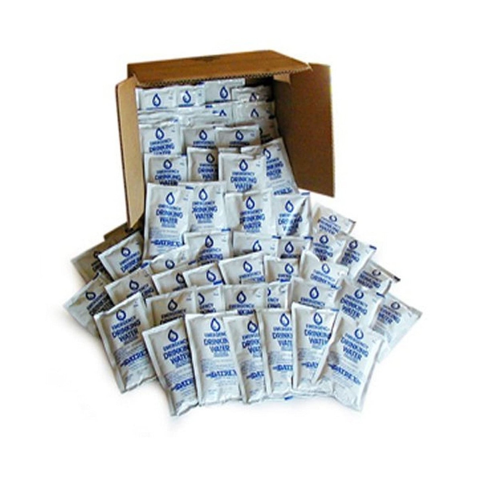 DATREX Emergency Water Pouch for Disaster or Survival, 125 ml Each