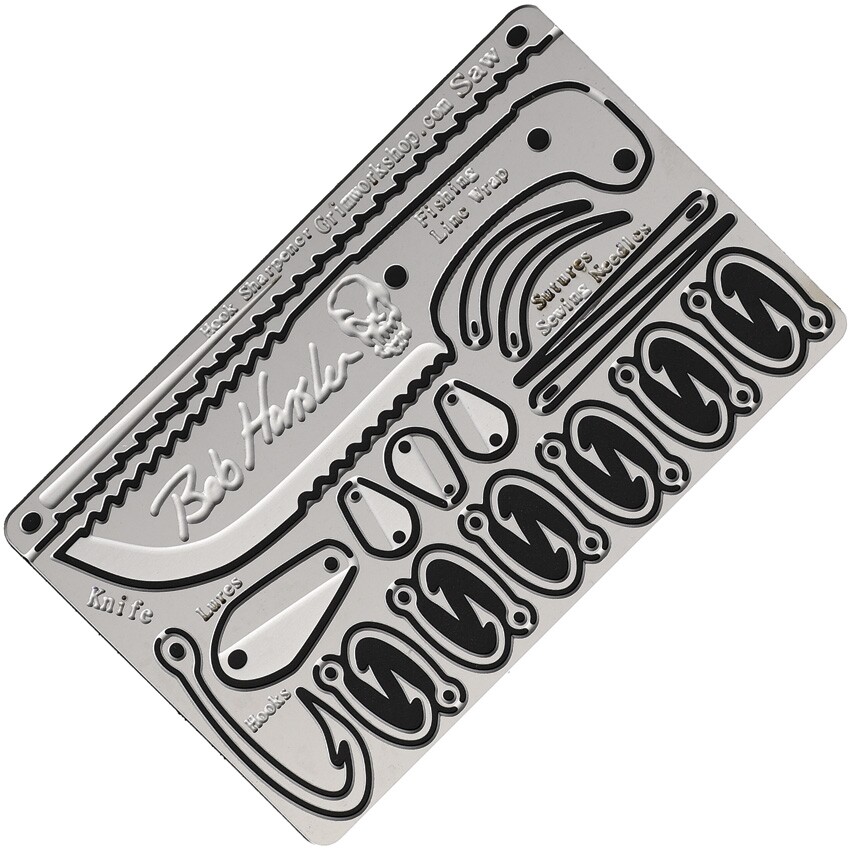 Grim Workshop Bob Hansler Survival Card Saws Fishing Sutures Sewing Needles
