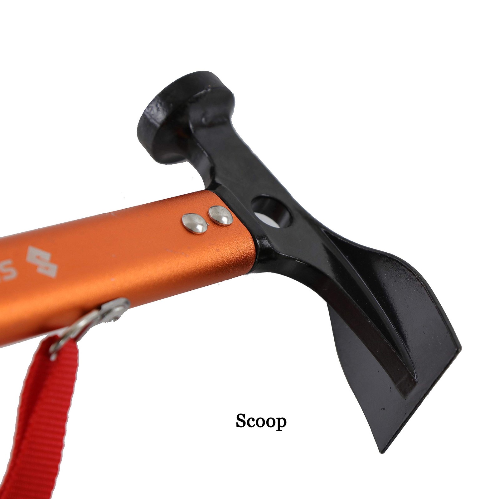 Sutekus Peg Hammer Tent Stake Remover – Lightweight Camping Orange