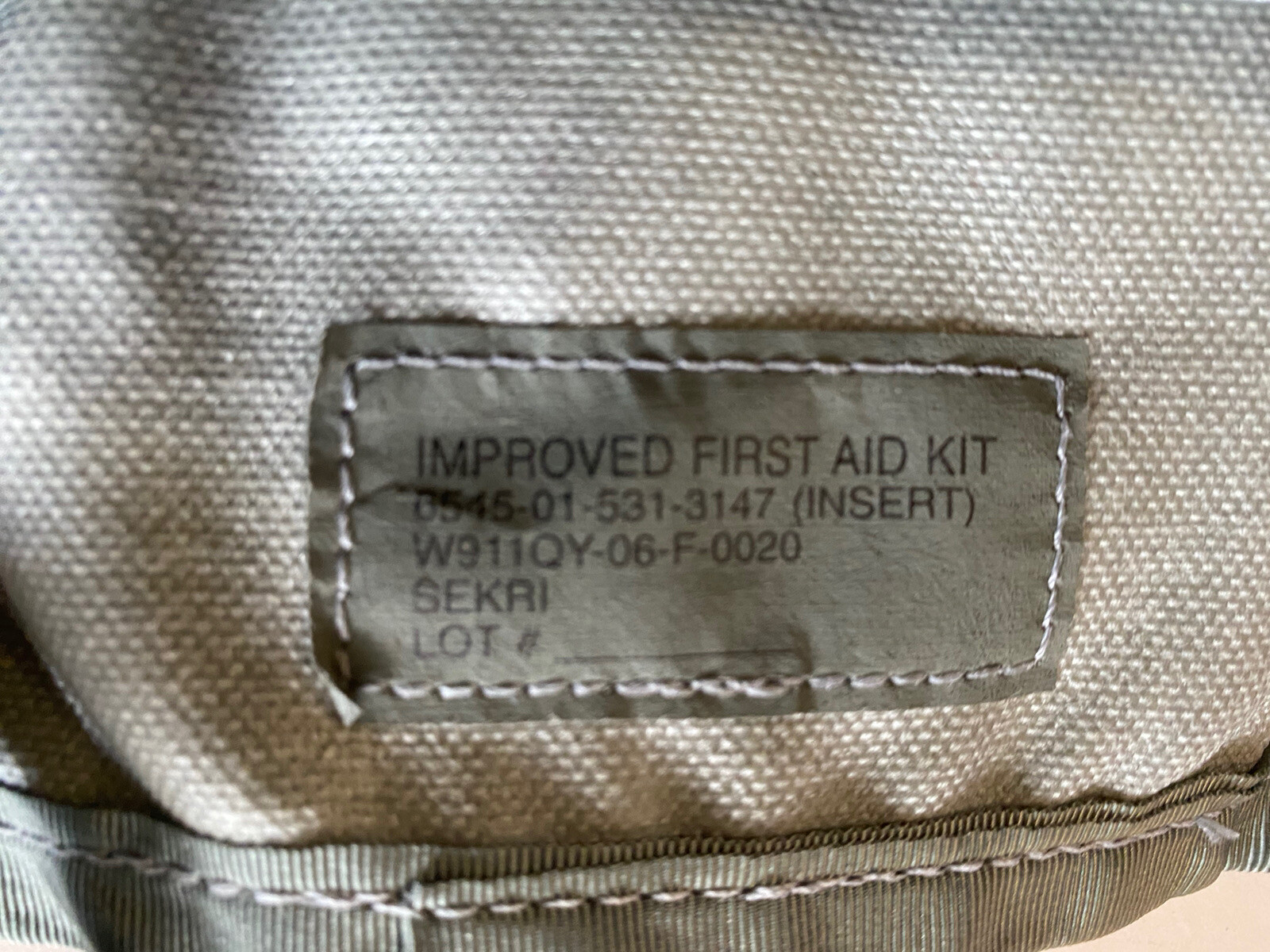 US Military MOLLE II IFAK Pouch w/ INSERT – ACU IMPROVED First Aid Kit