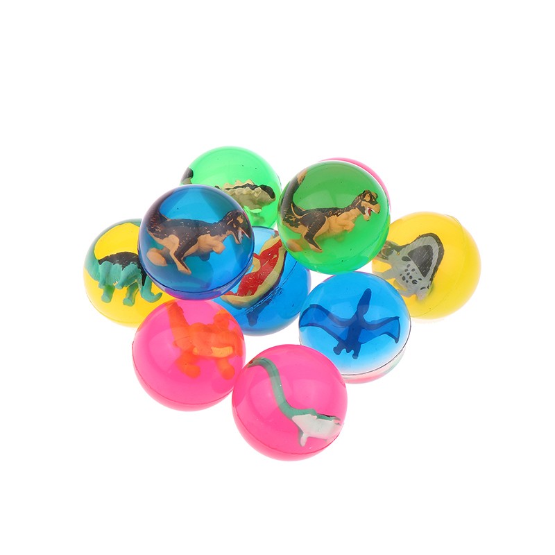 5Pcs Bouncy Ball Toys With Inside Mini Dolls Diameter Kid Birthday Party Favors