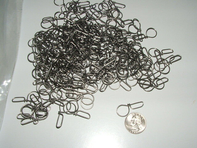 12 STAINLESS ZOMBIE CLIPS 125LB BUG OUT SURVIVAL BAG BACKPACK PREPPER EMERGENCY