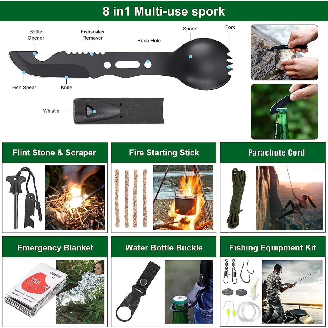 167pc Survival Kit