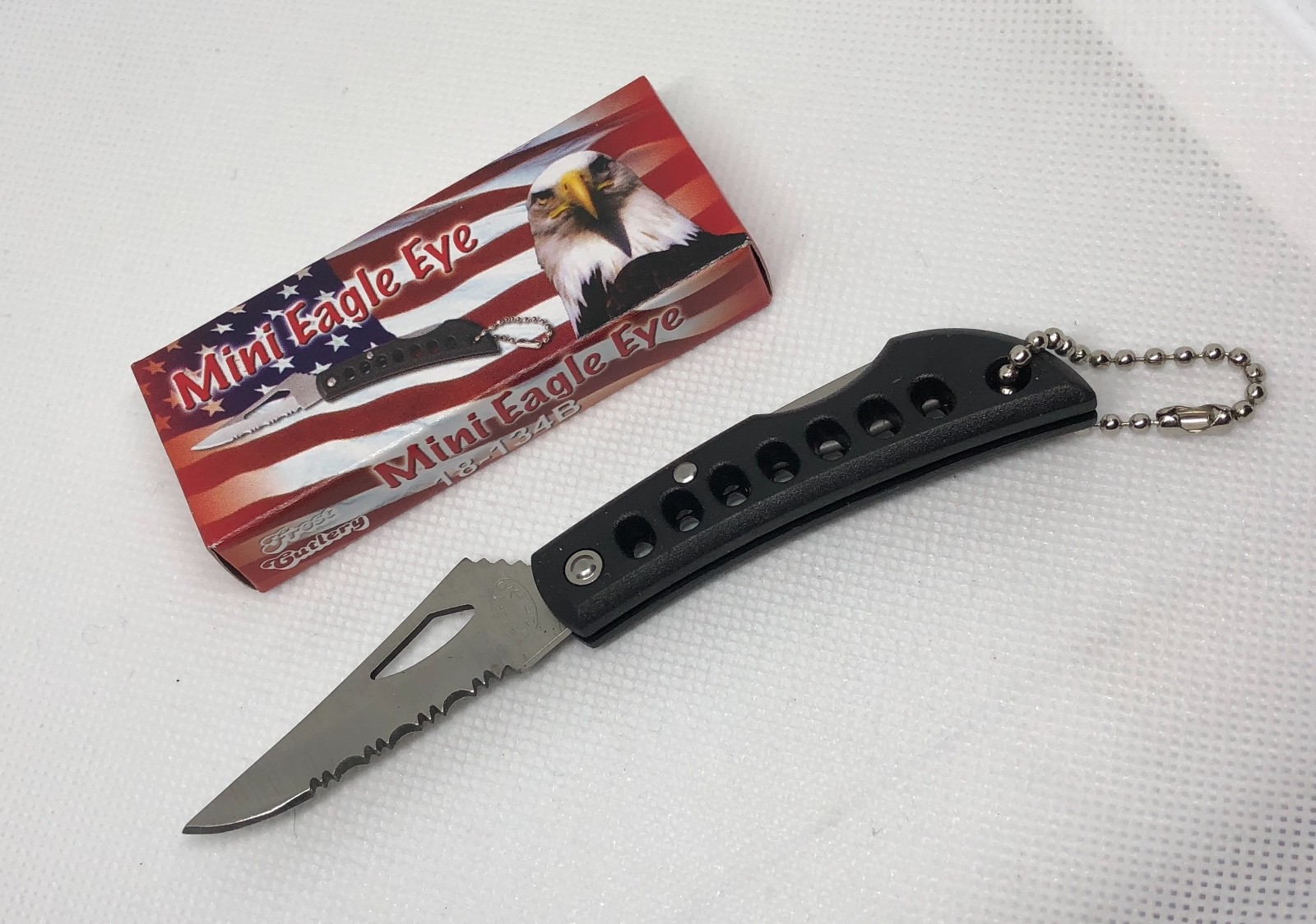 Mini Eagle Eye tactical Knife SS Folding emergency pocket bugout bag survival #6
