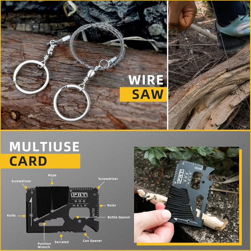 57pc Emergency Survival Kit Outdoor Camping Tools Gift