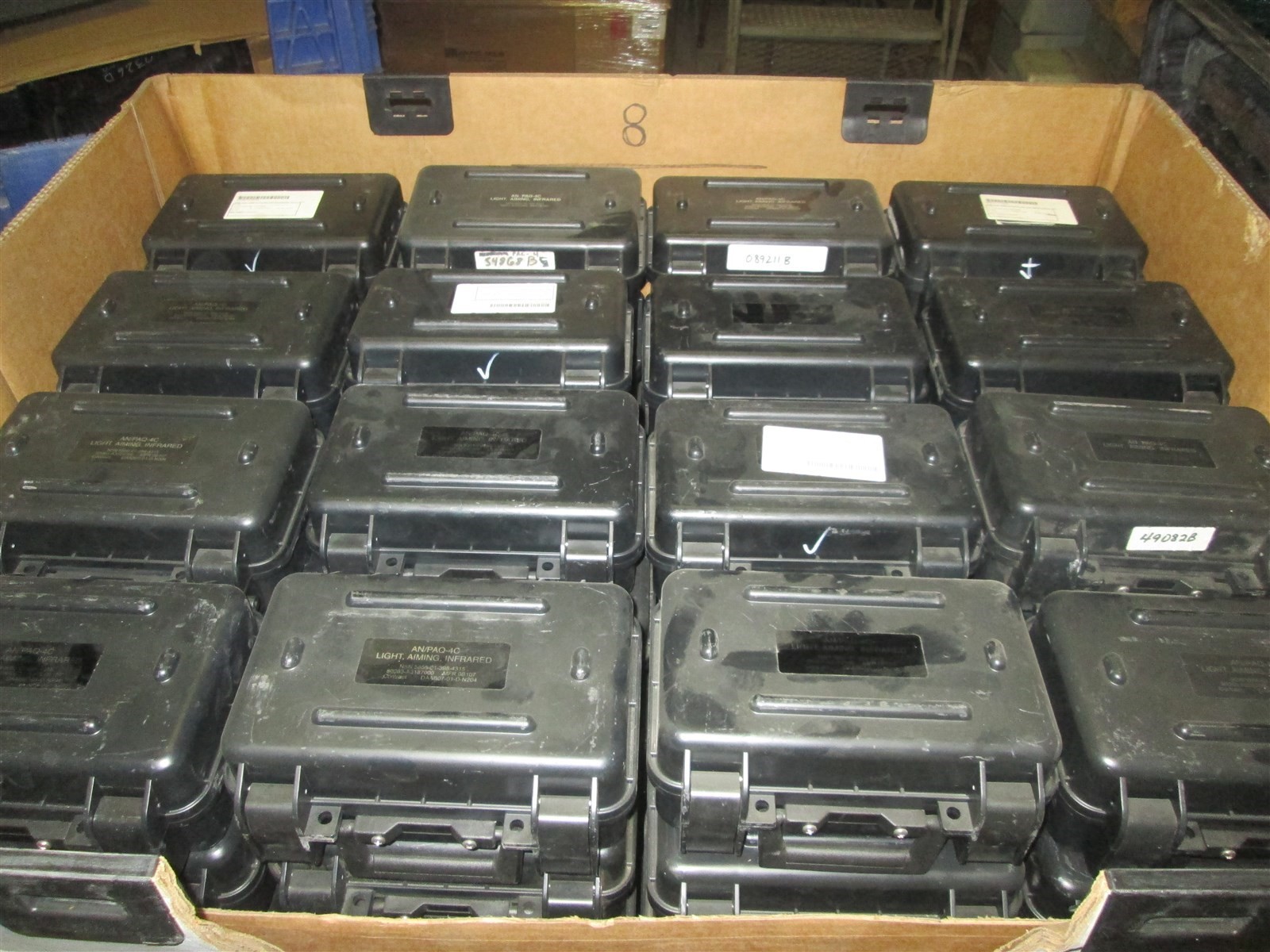 11x9x5 Starlight SC-0450610 AN/PAQ-4C Aiming Light Hard Case Gun Dry Box Camera