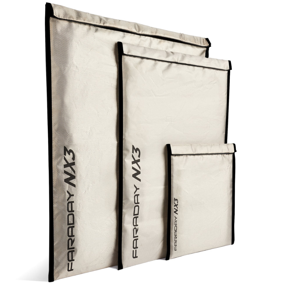 Faraday Defense NX3 3 PC Medium Kit Triple-Layer CYBER Fabric Bags