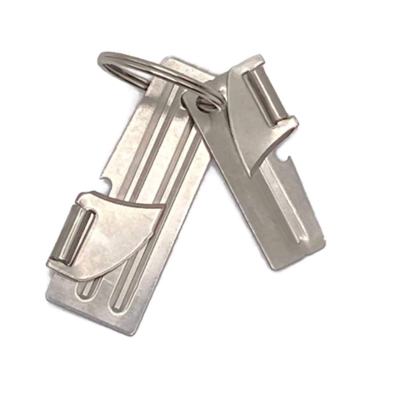 Original US Army Issue P38 & P51 Can Openers With 4½” Key Chain Or 1″ Key Ring