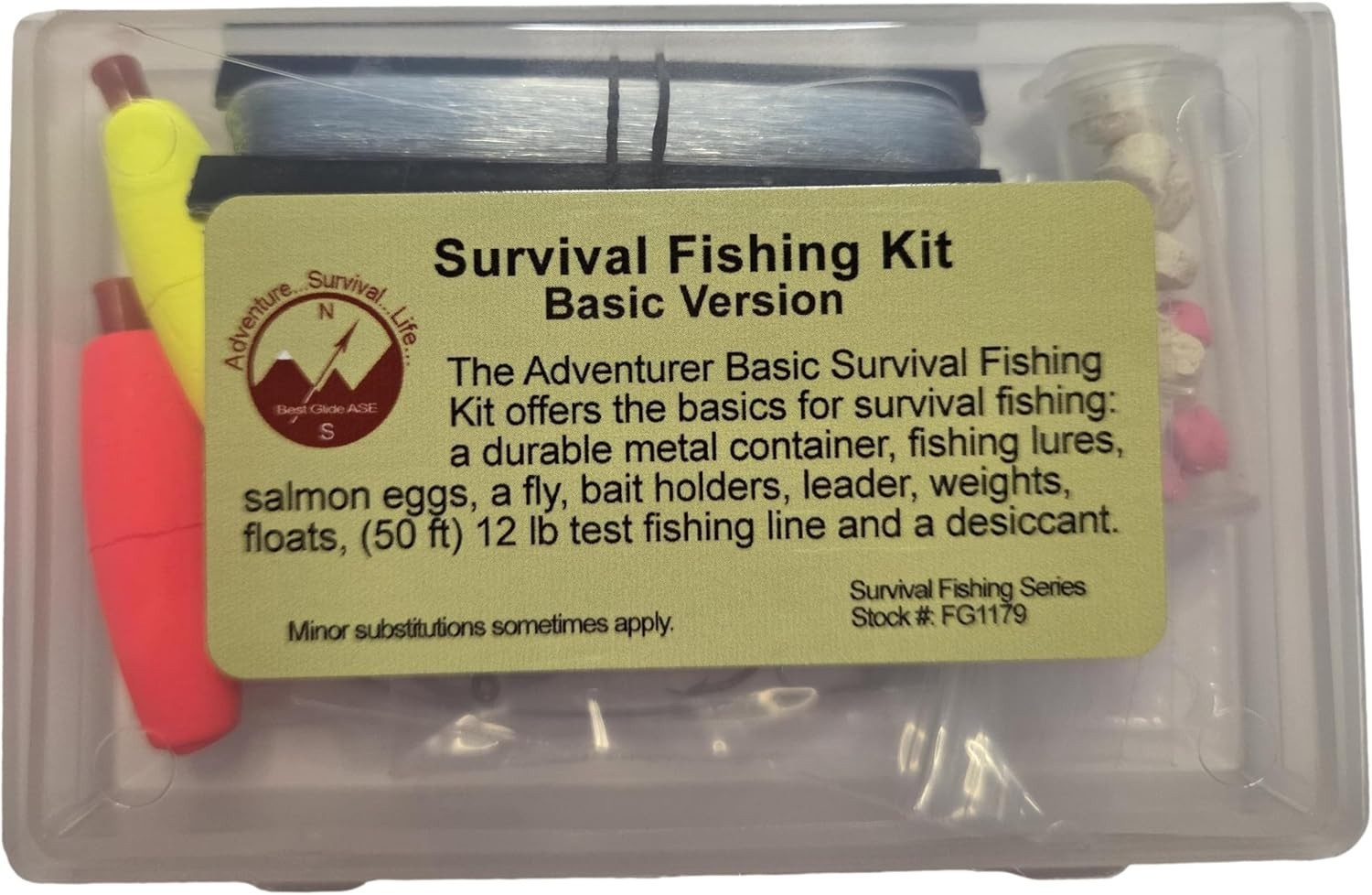 Survival Fishing Kit Basic Version