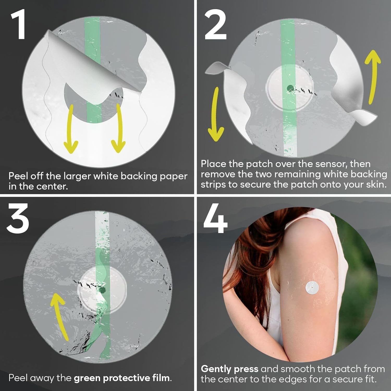 20 Long-Lasting Waterproof Patches for Freestyle Libre 1 & 2 – Discreet Design