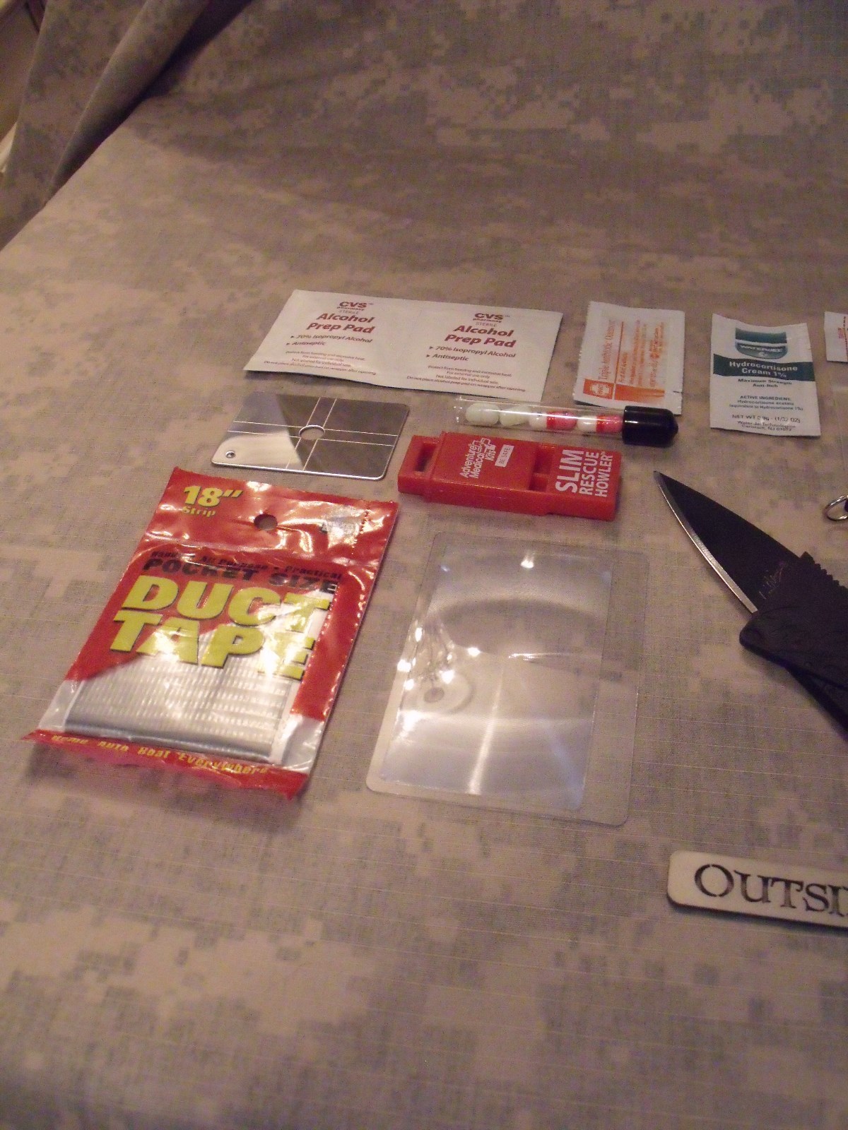 NEW! “Pocket Urban Survival Kit” Manhattan Map, Knife, Whistle, Compass & MORE