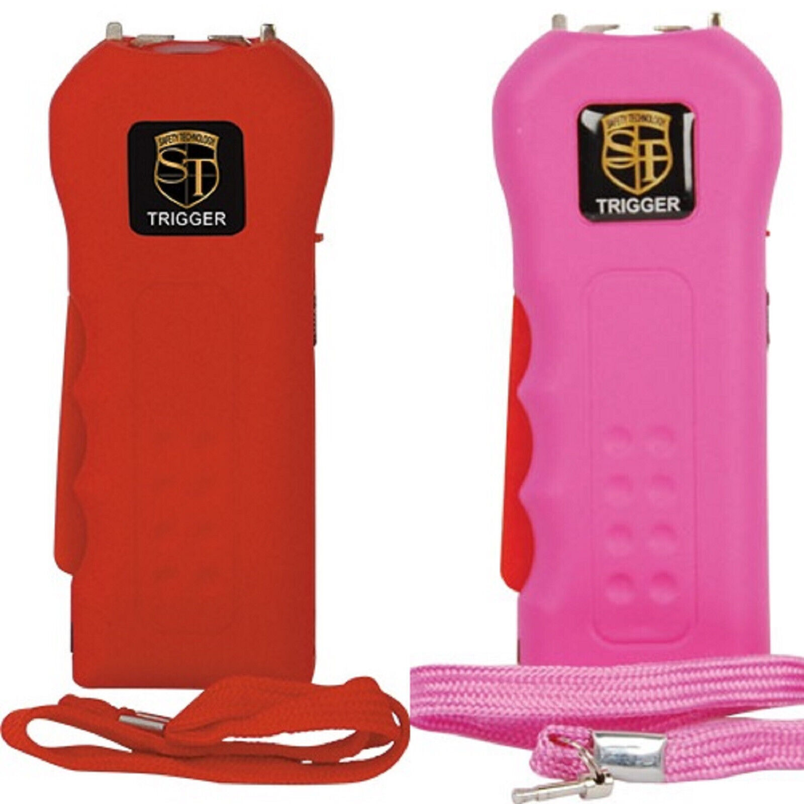 Safety Technology TRIGGER Stun Gun Rechargeable 75 Mil Volts LED Flashlight+Case