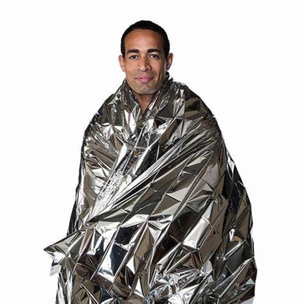 10 PACK • Super Large 82″x 54 Emergency Solar Mylar Blanket Survival Safety