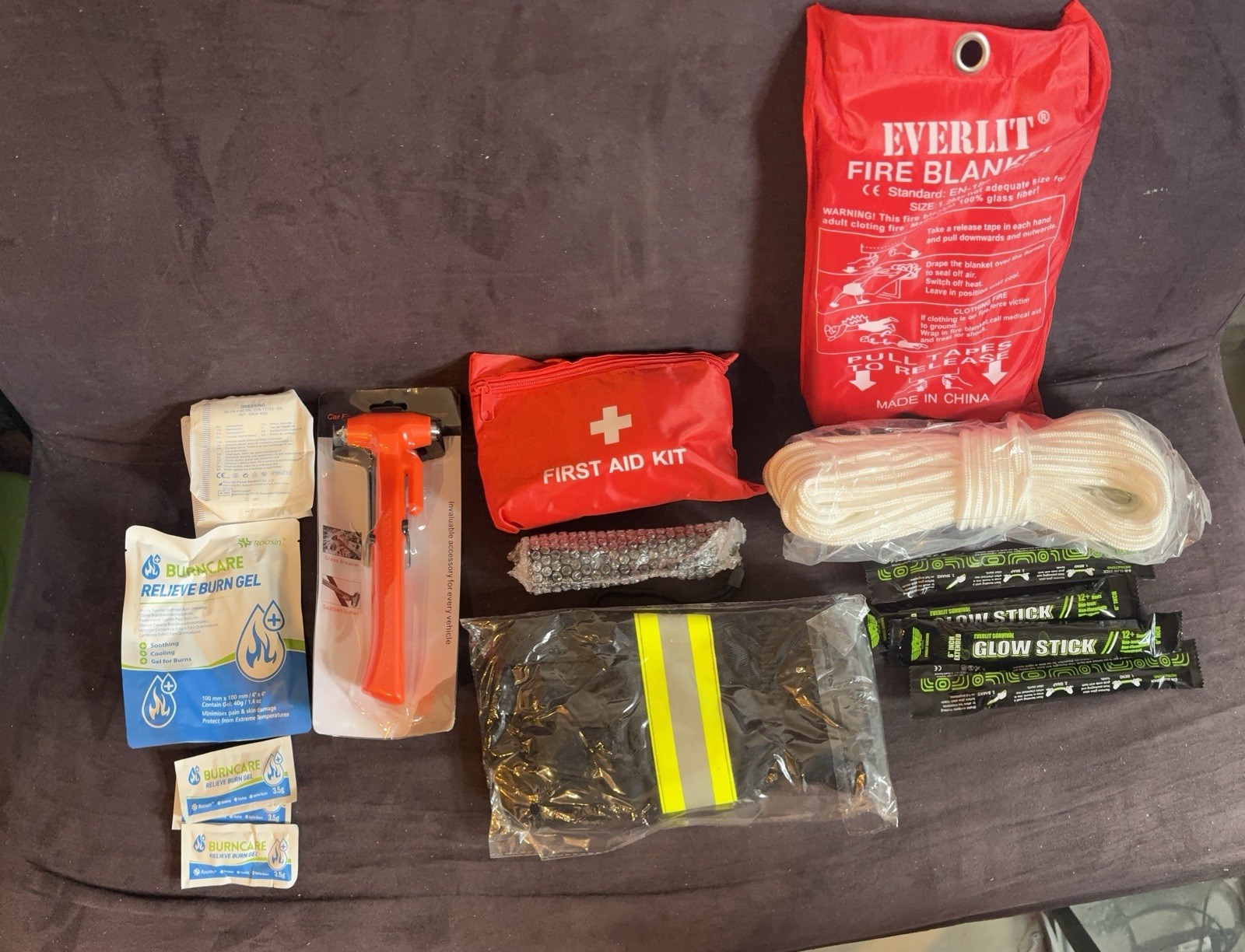 Everbilt Survival Kit with Black Canvas Case