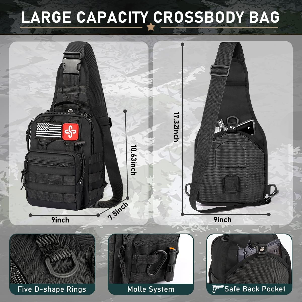 Ultimate 262-Piece Survival Kit with First Aid, Tent, Axe, and Shovel