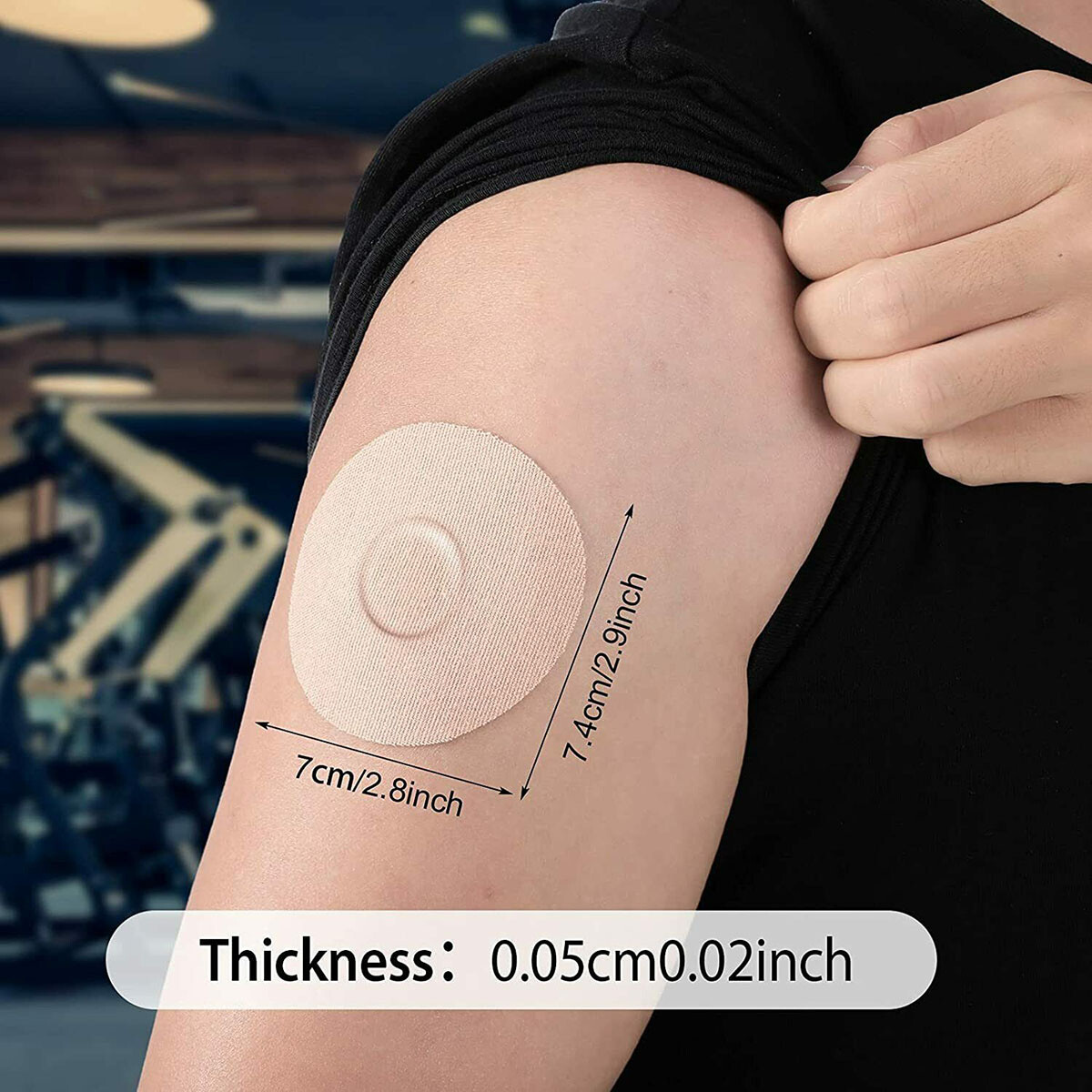 30x Adhesive Patches Waterproof Sensor Covers Flesh Flexib For Freestyle Libre