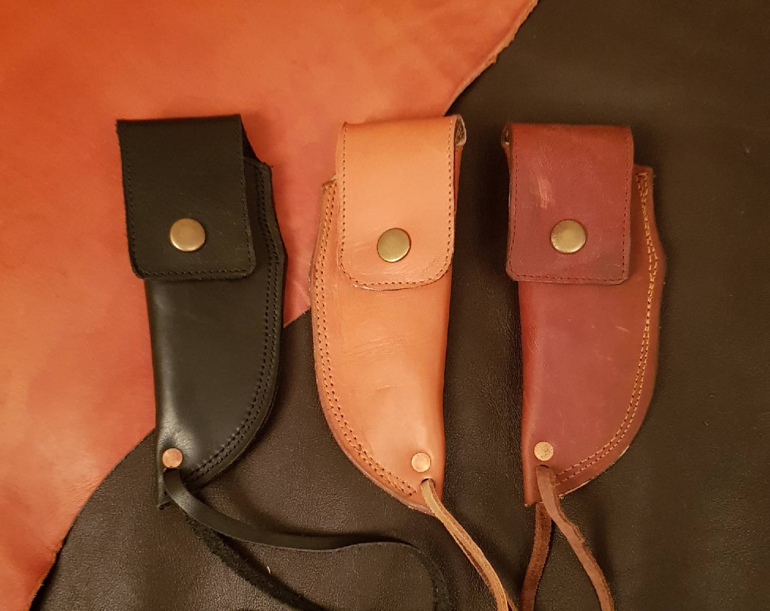 Leather Neck Sheath 7″ for Folding Moraknife Survival Bushcraft Camping