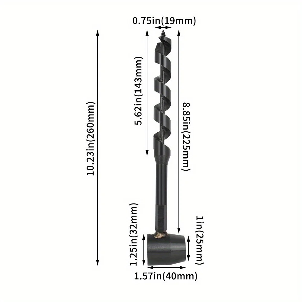 160mm Outdoor Survival Drill Auger Wrench Survival Gear Tool Sports Jungle Craft