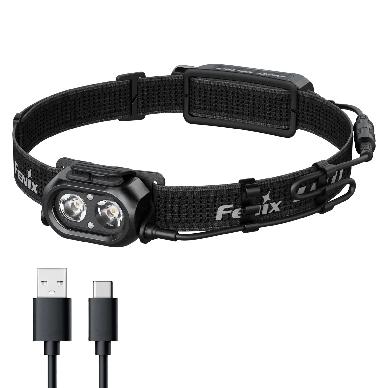 Fenix HP12R-T 1300 Lumen Split Style Running Headlamp (Black)