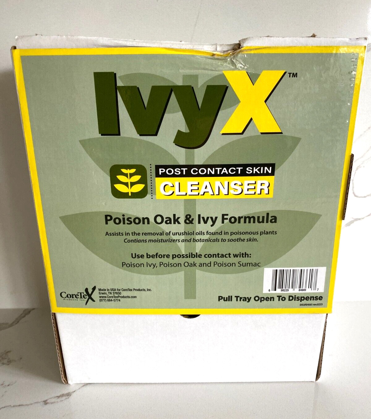 IvyX Post-contact Poison Ivy & Oak Cleanser Towelettes Dispenser 50 Count