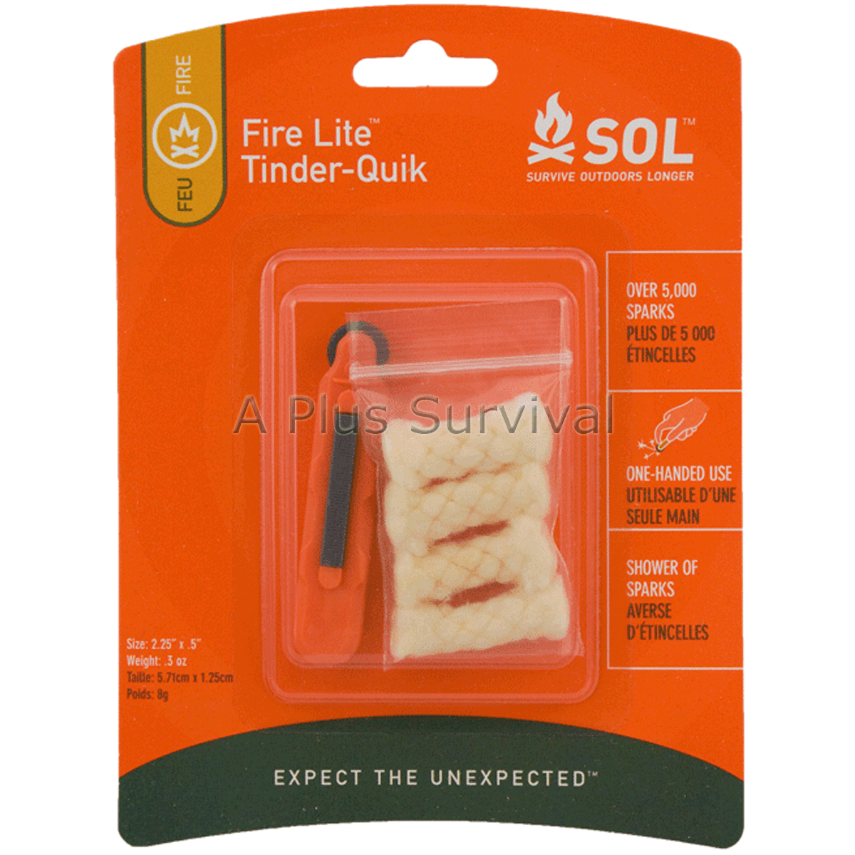 Spark Lite Fire Starter & Tinder Quik – Survival