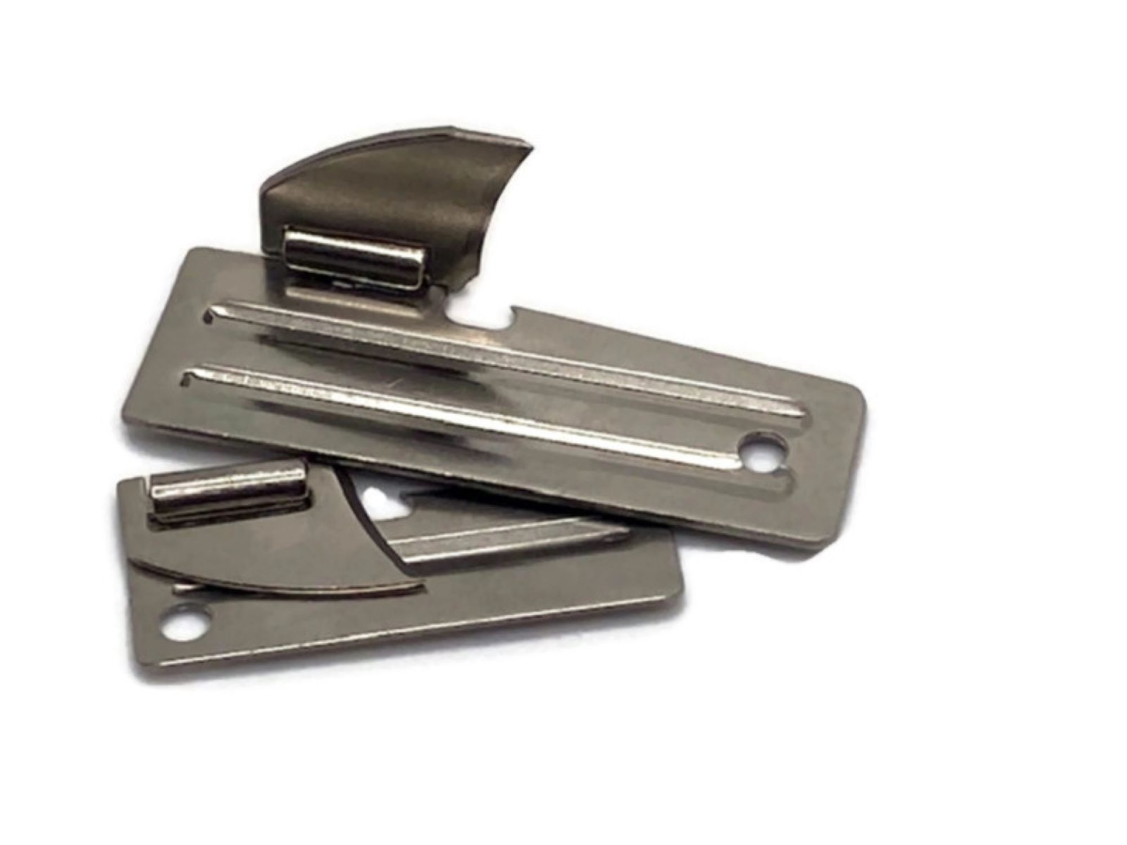 Original US Army Issue P38 & P51 Can Openers With 4½” Key Chain Or 1″ Key Ring